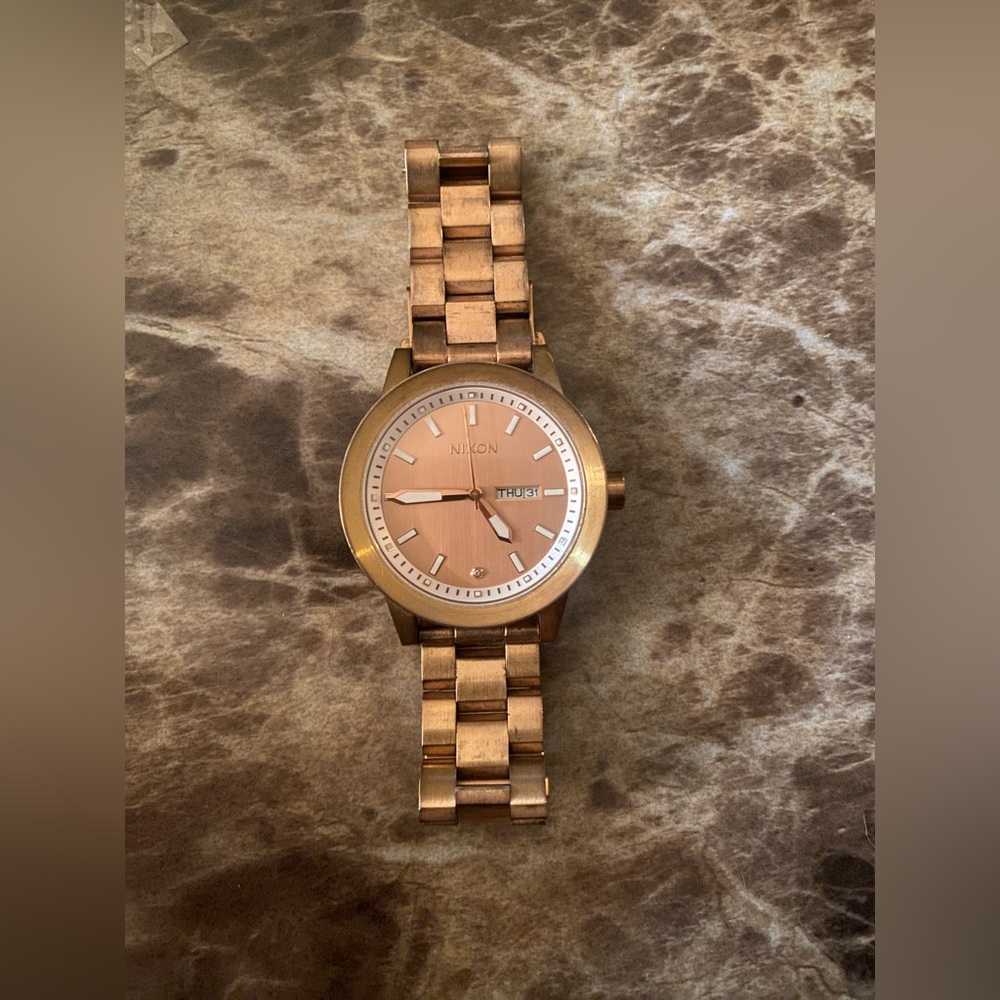 Nixon Rose Gold “The Spur” Watch
